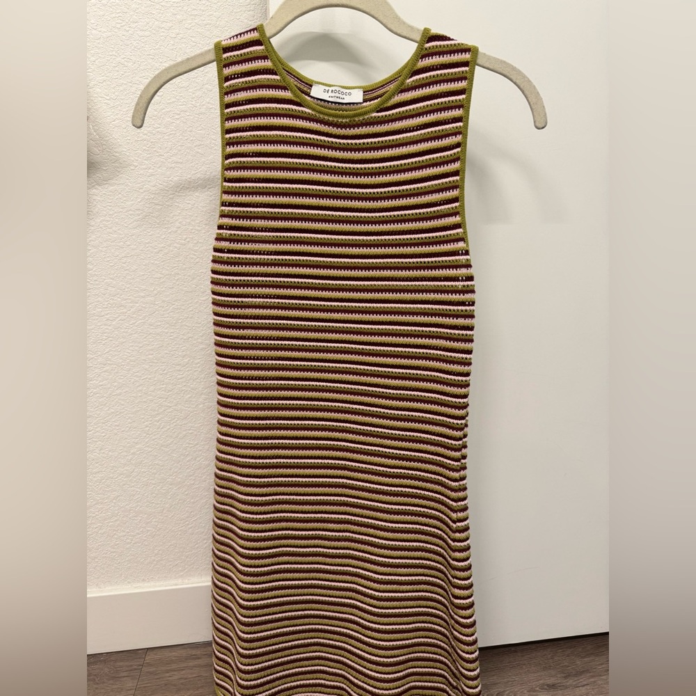 De Rococo Crochet Tank Mini Dress - Picture 2 of 3
